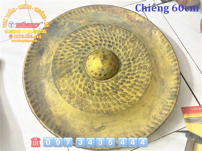 chiêng đồng 60cm
