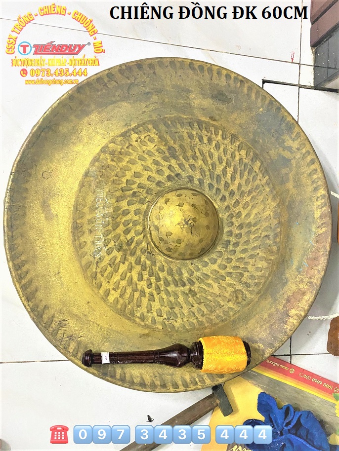 giá chiêng đồng 60cm