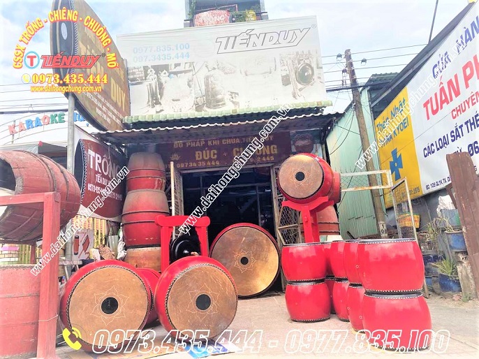 chiêng trống nhà thờ quản lợi